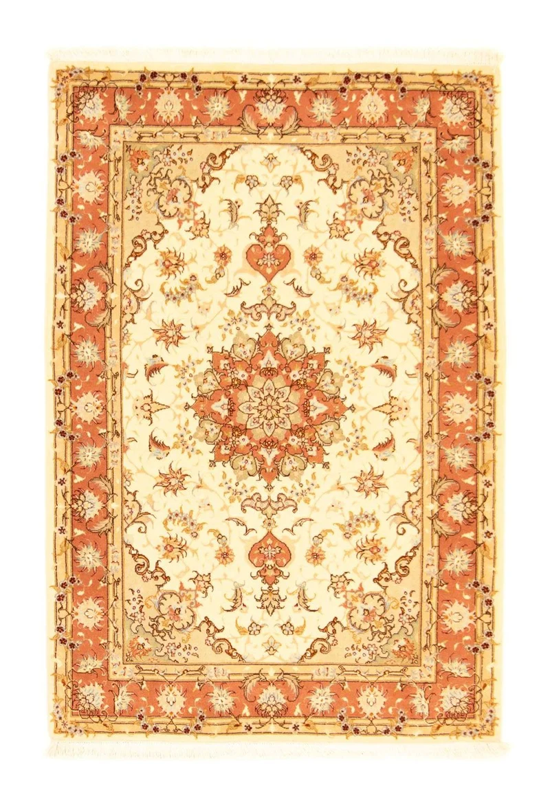 Täbriz - 50 Raj Teppich 103x154cm - Perserteppich