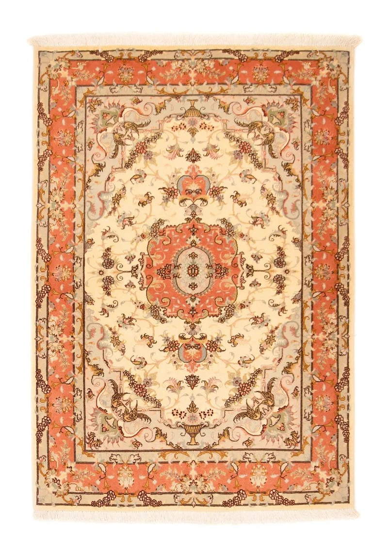 Täbriz - 50 Raj Teppich 101x148cm - Perserteppich