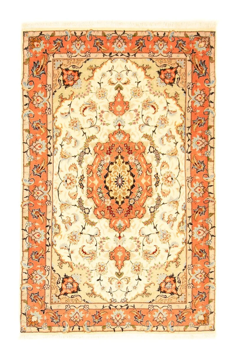 Täbriz - 50 Raj Teppich 101x157cm - Perserteppich