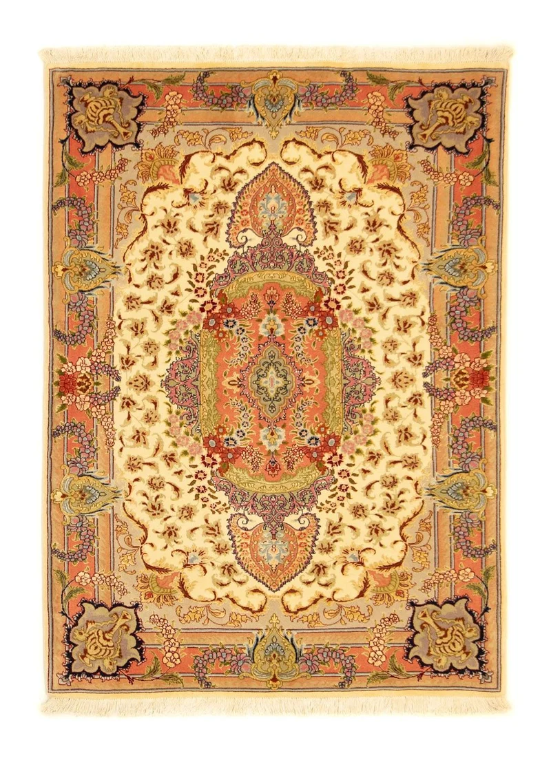 Täbriz - 50 Raj Teppich 101x150cm - Perserteppich