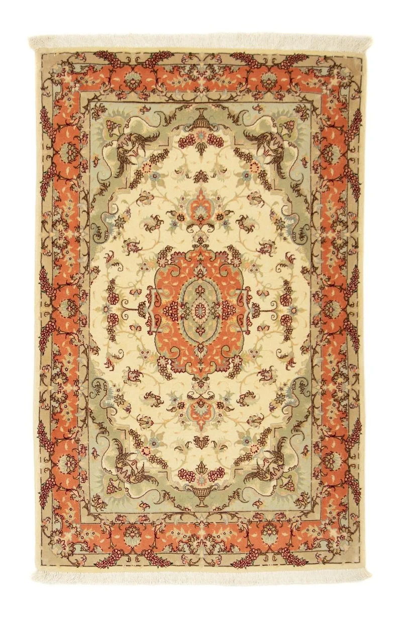 Täbriz - 50 Raj Teppich 100x155cm - Perserteppich