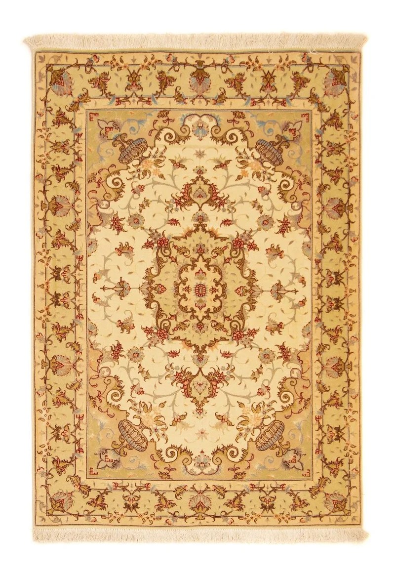 Täbriz - 50 Raj Teppich 103x148cm - Perserteppich