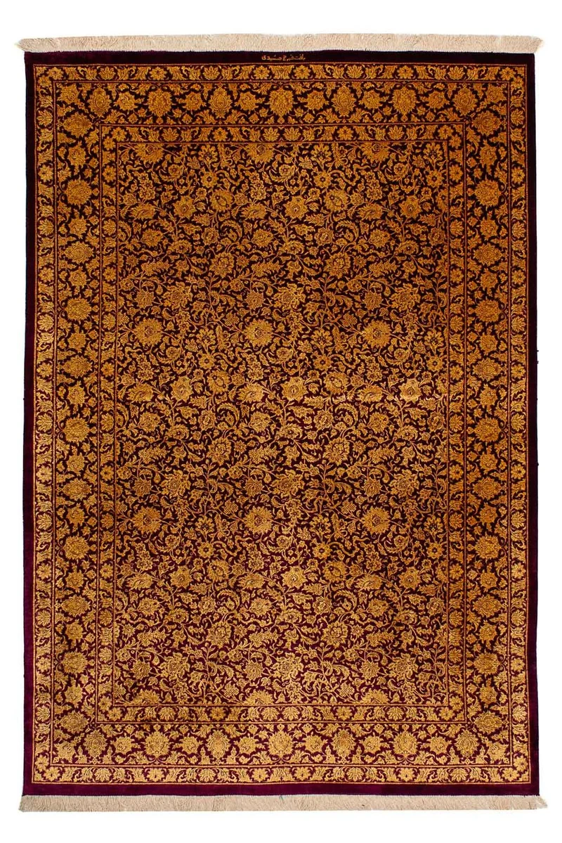 Ghom - Seide Teppich 132x216cm - Perserteppich