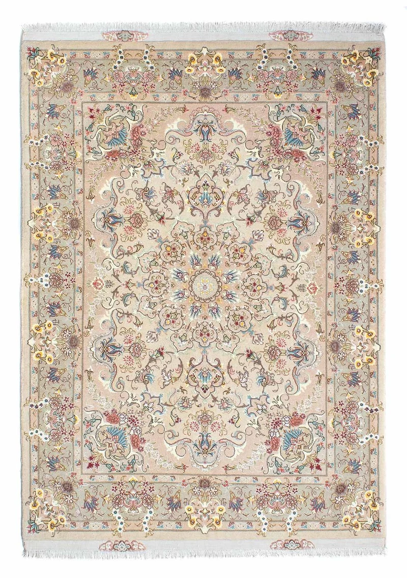 Täbriz - 50 Raj Teppich 150x210cm - Perserteppich