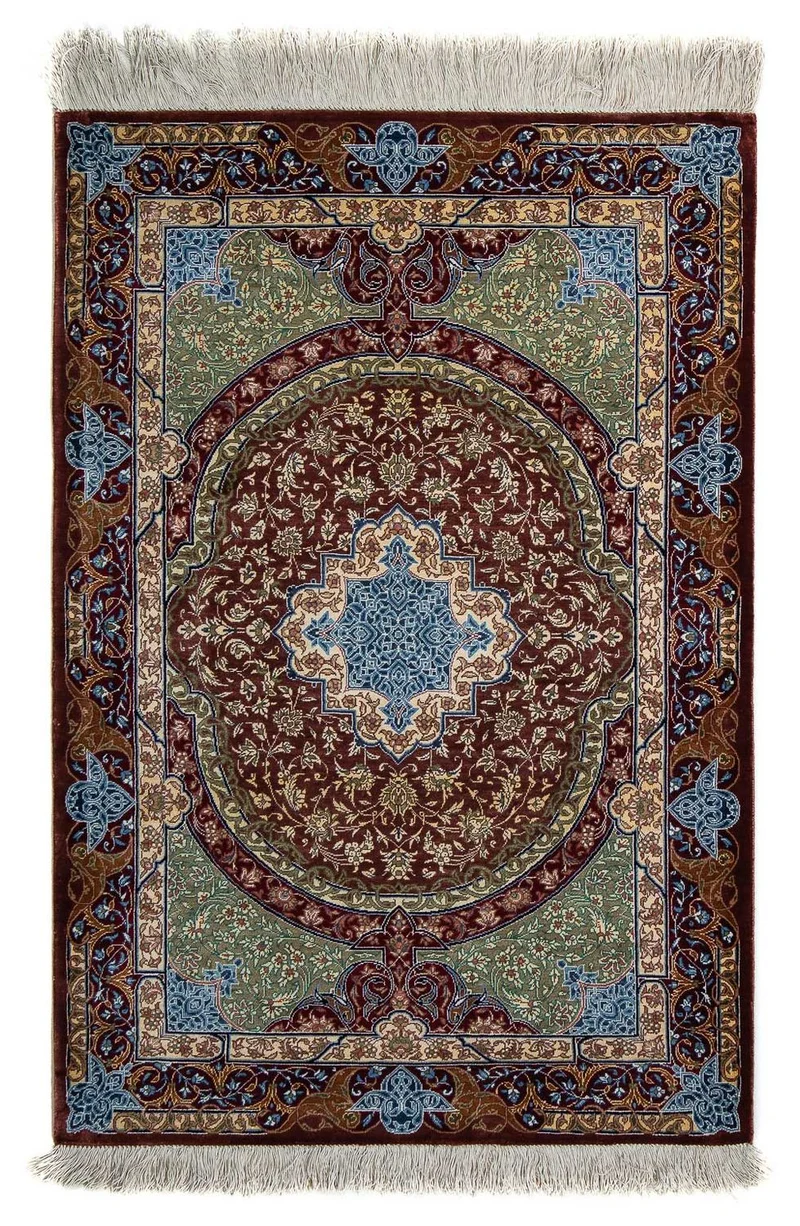 Ghom Teppich 61x90cm - Perserteppich
