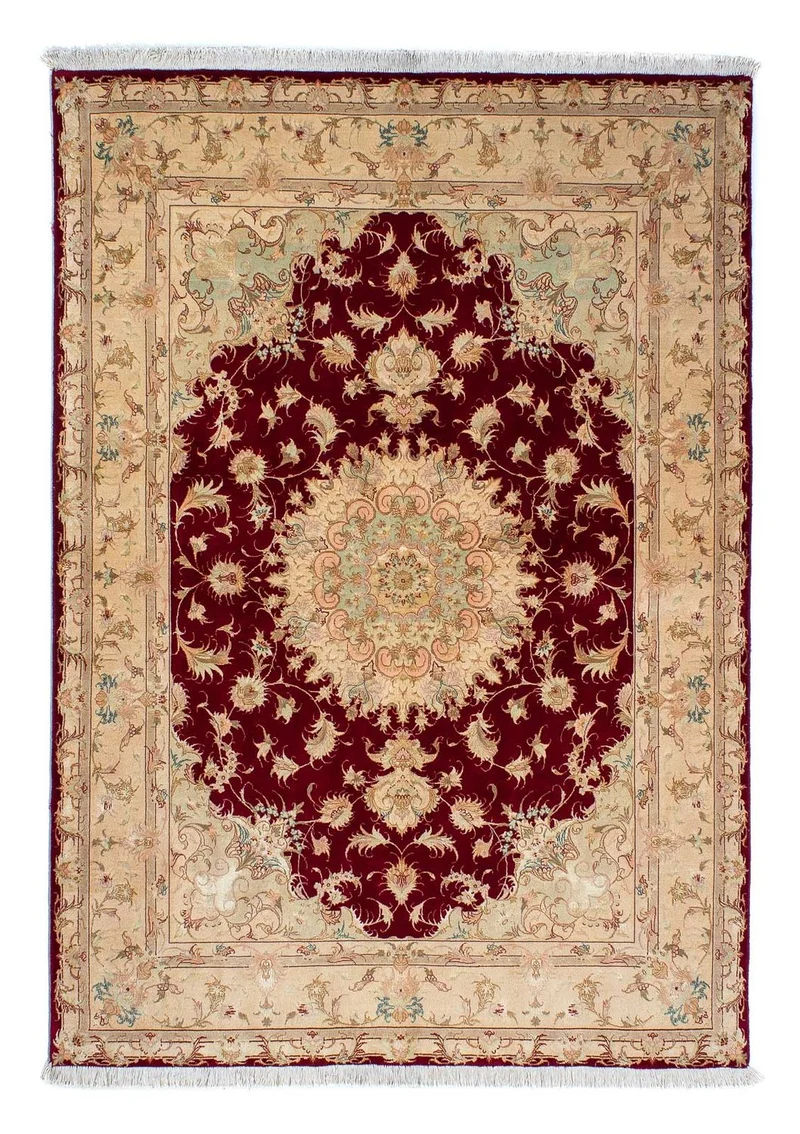 Täbriz - 50 Raj Teppich 153x200cm - Perserteppich