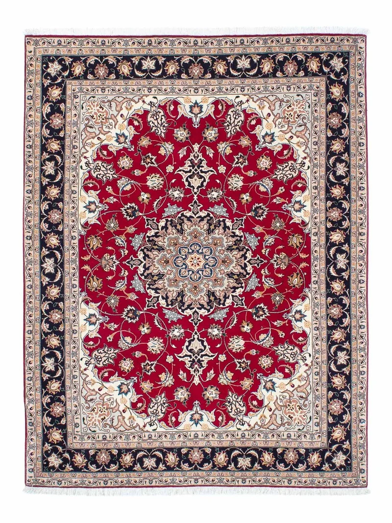 Täbriz - 50 Raj Teppich 152x202cm - Perserteppich