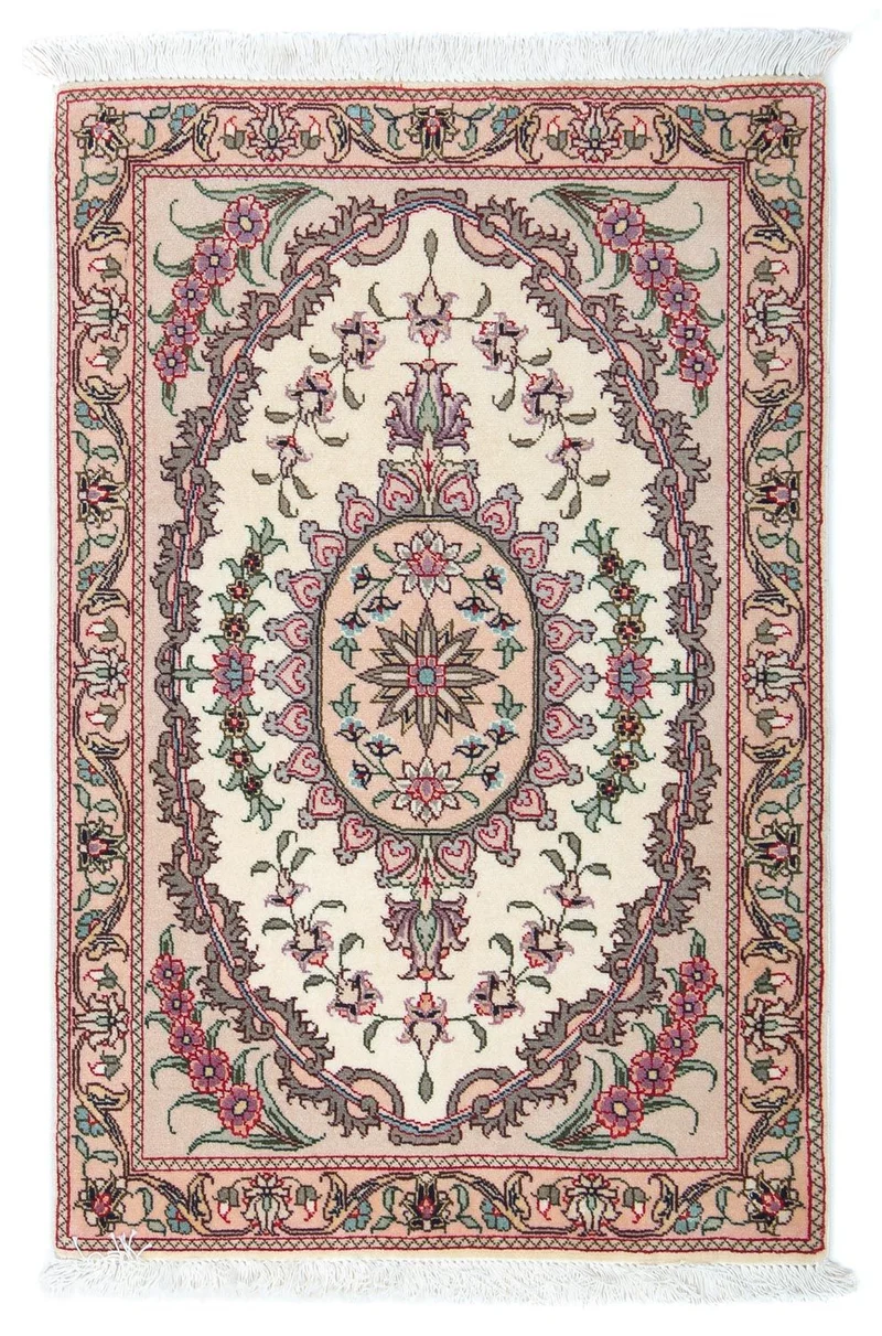 Täbriz - 50 Raj Teppich 60x90cm - Perserteppich