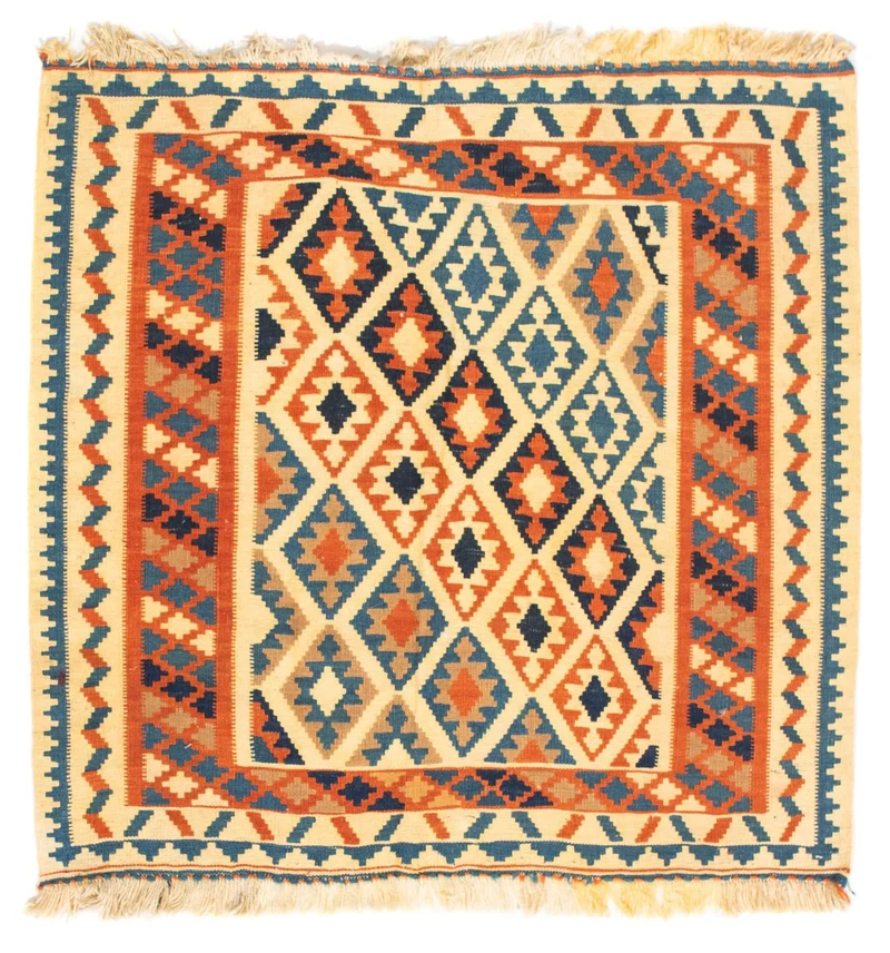 Kelim Teppich - Oriental 100 x 103 cm - beige