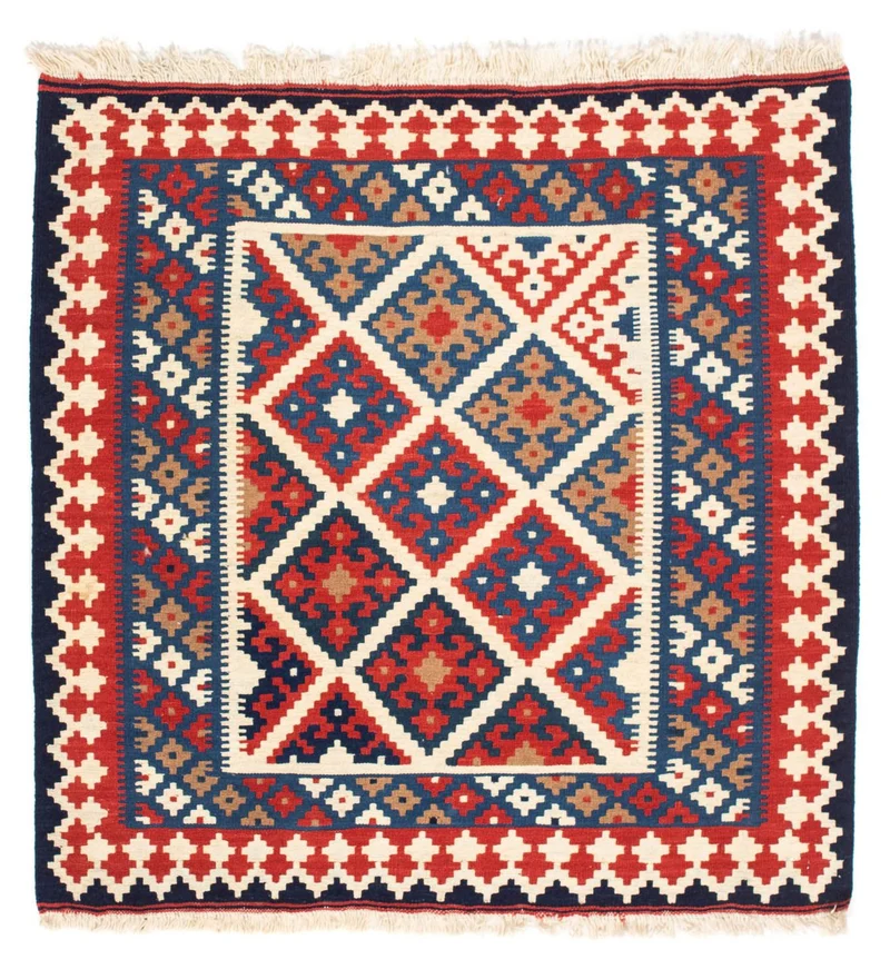 Kelim Fars Teppich 100x103cm