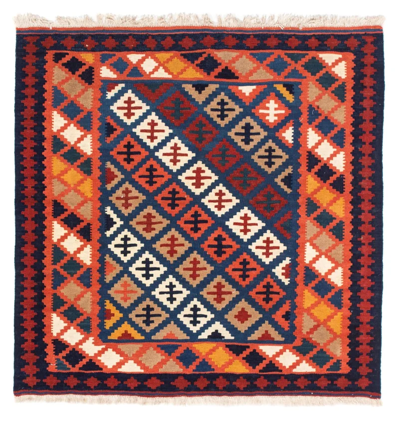 Kelim Fars Teppich 100x104cm
