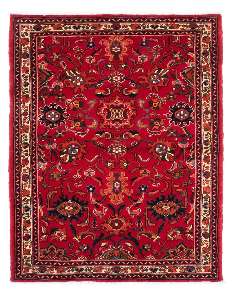 Perserteppich - Nomadic 112 x 160 cm - dunkelrot
