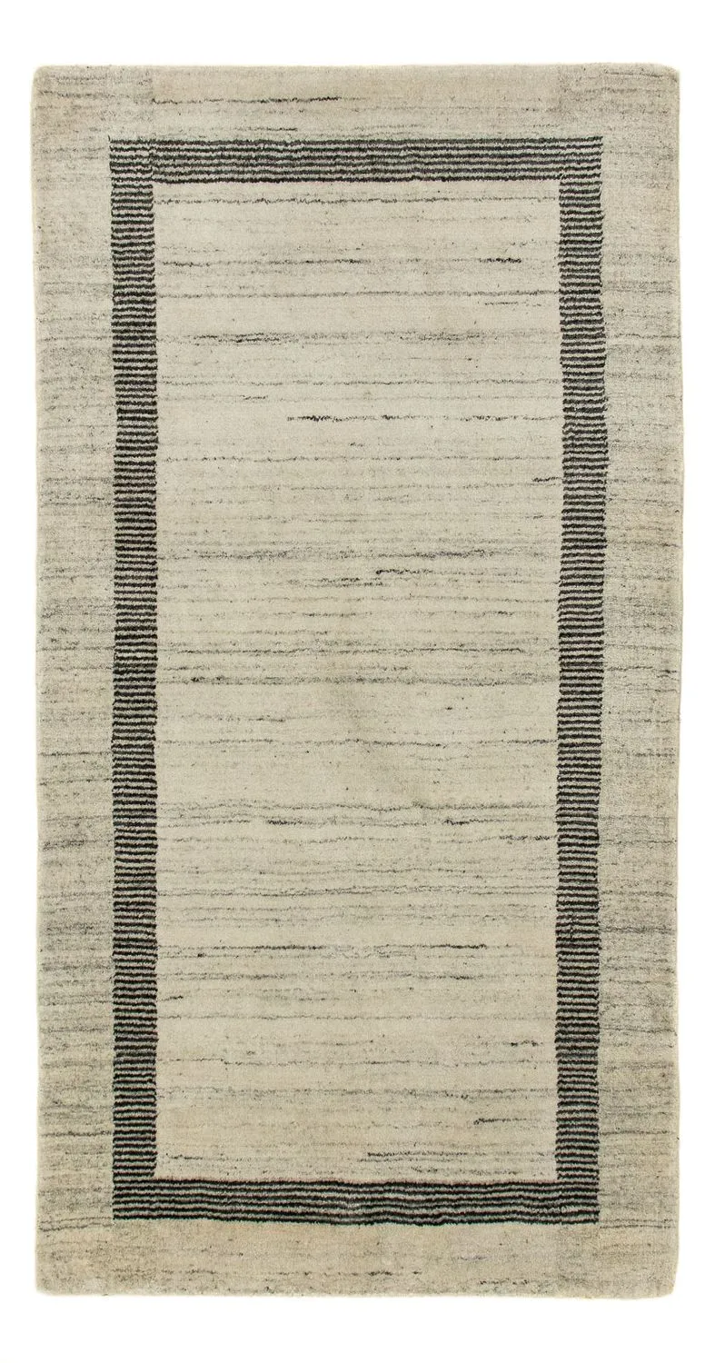 Gabbeh Teppich - Loribaft Perser 70 x 140 cm - grau