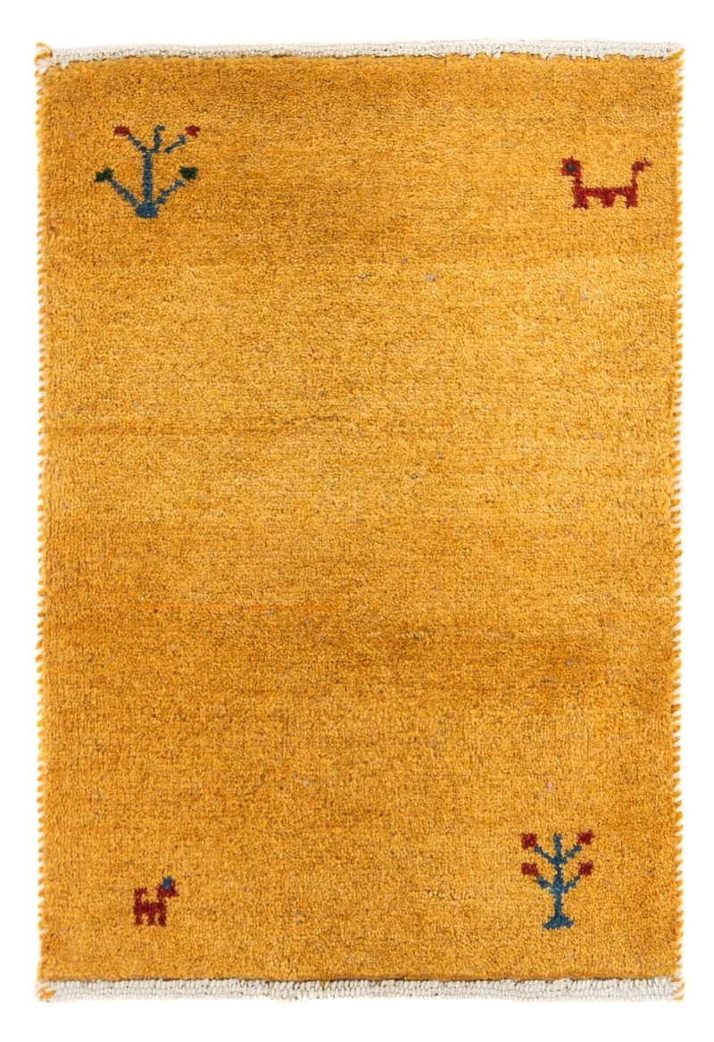 Gabbeh Teppich - Loribaft Perser 40 x 60 cm - orange