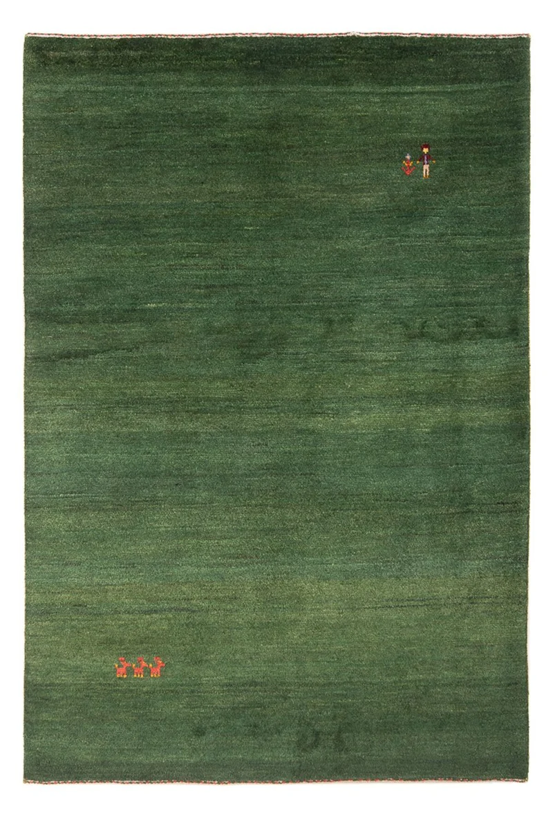 Gabbeh Persisch Teppich 147x203cm - Perserteppich Wollteppich