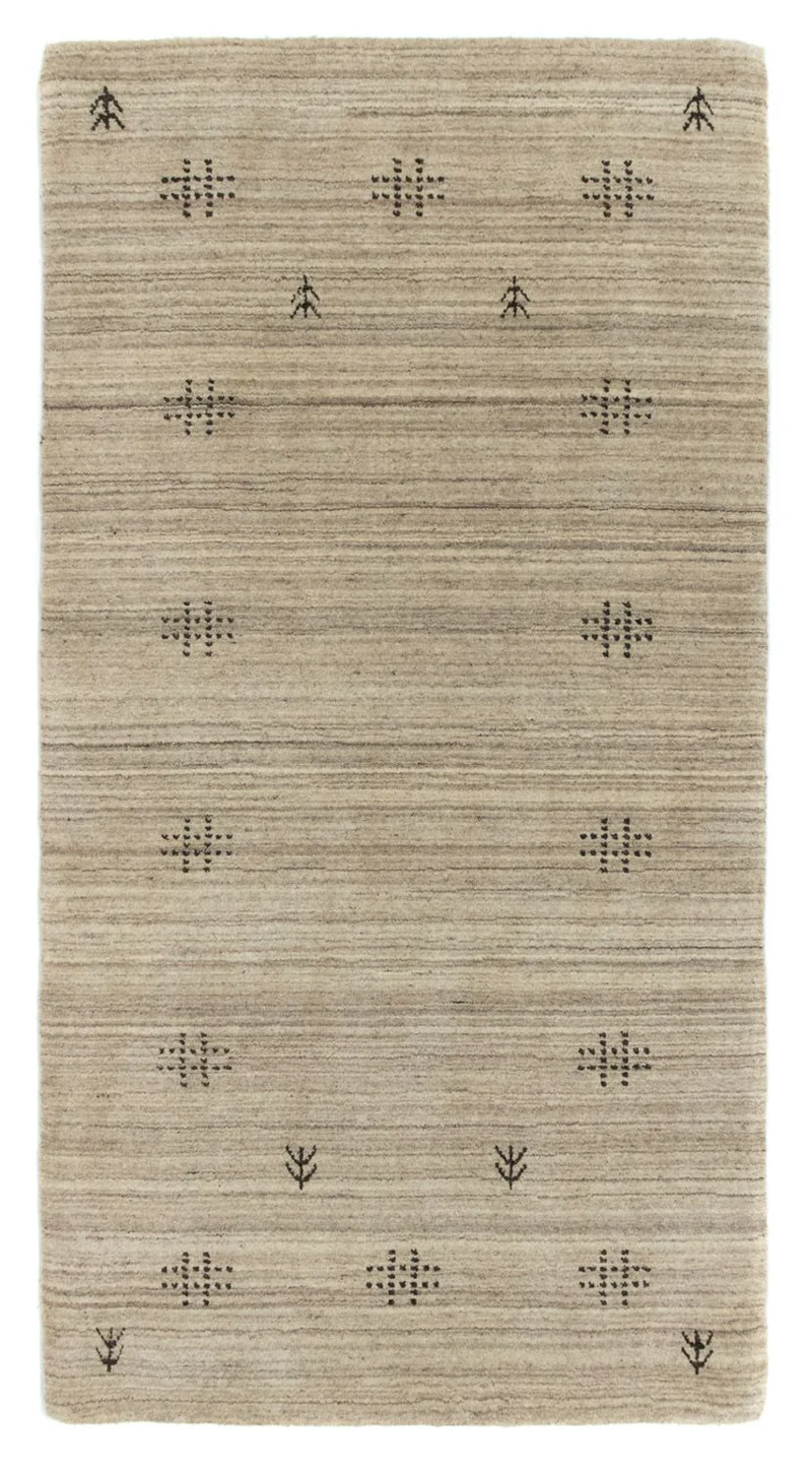 Gabbeh Teppich - Loribaft Indus 70 x 140 cm - mehrfarbig