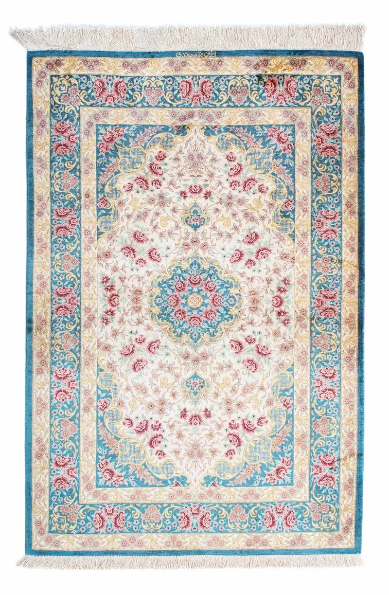 Ghom Teppich 77x123cm - Perserteppich