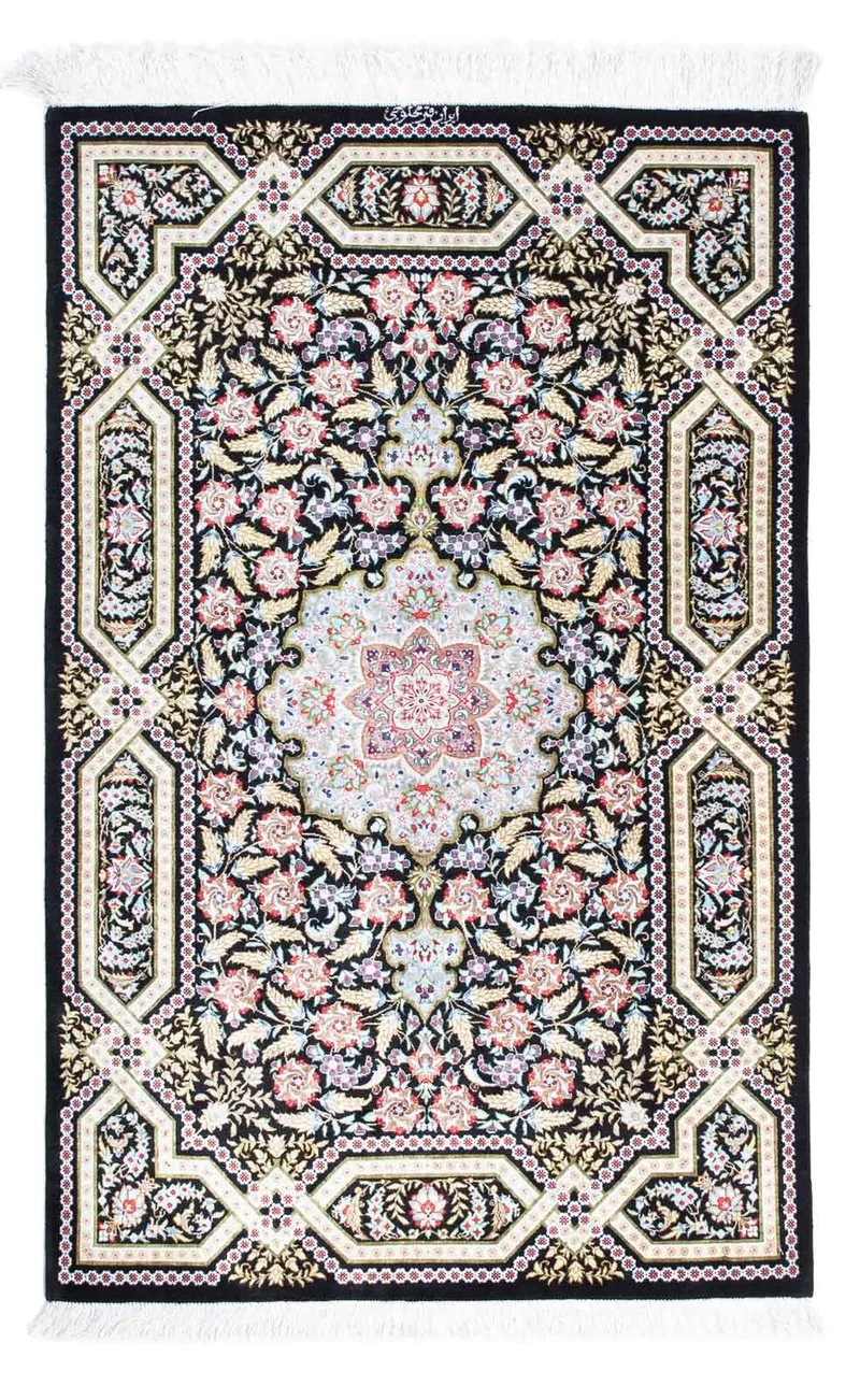 Ghom Teppich 79x124cm - Perserteppich