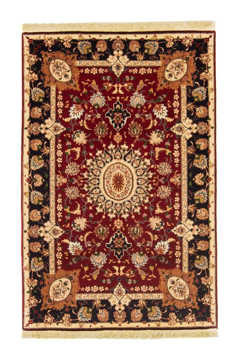 Täbriz - 50 Raj Teppich 102x154cm - Perserteppich