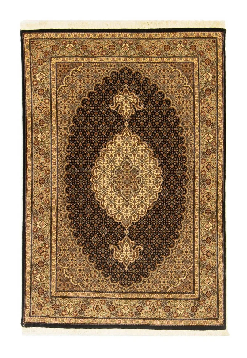 Täbriz - 50 Raj Teppich 102x150cm - Perserteppich