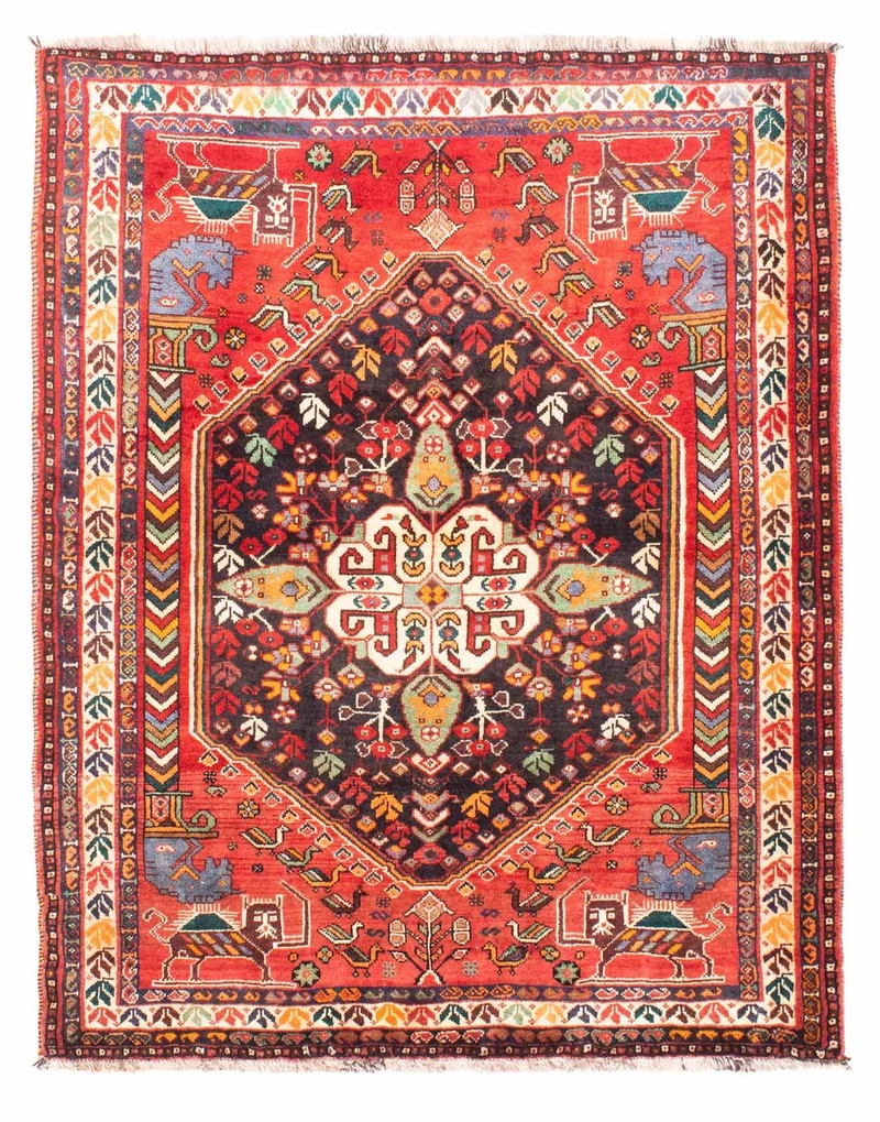 Ghashghai Teppich 120x153cm - Perserteppich