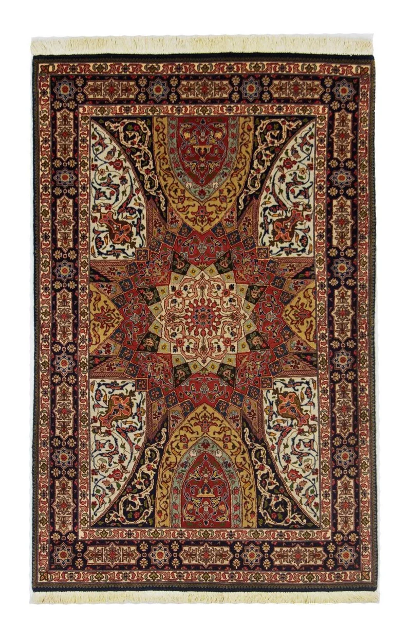 Täbriz - 50 Raj Teppich 100x157cm - Perserteppich