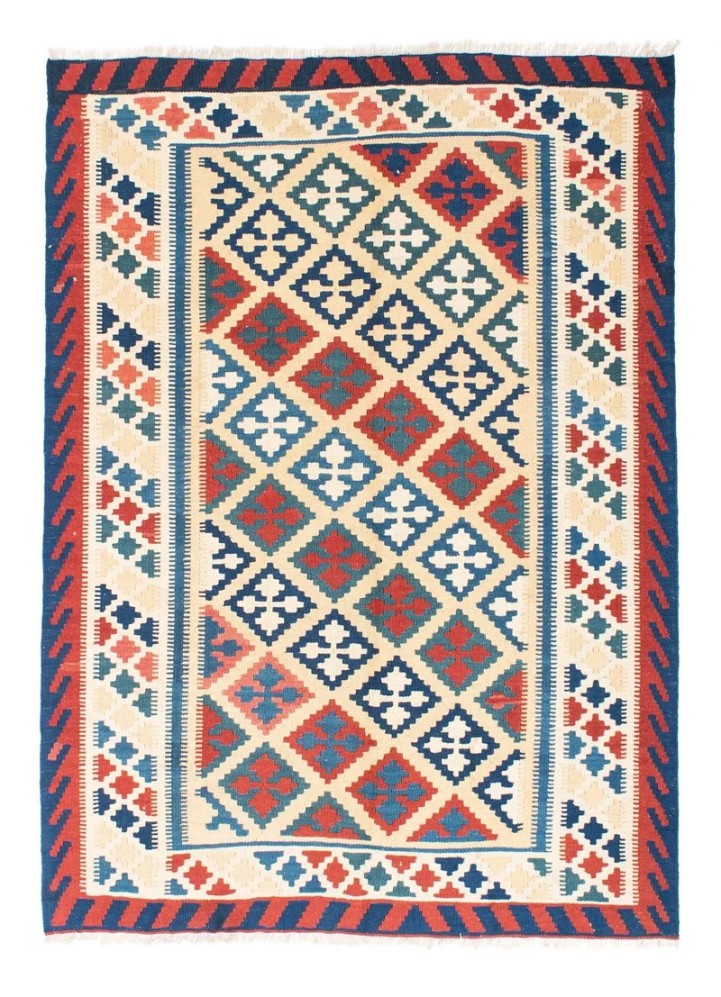 Kelim Teppich - Oriental 152 x 195 cm - beige