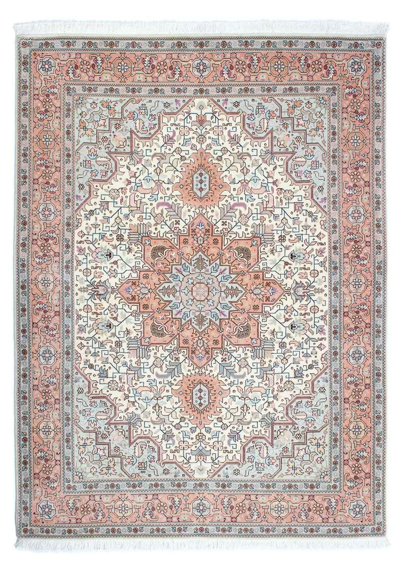 Täbriz - 50 Raj Teppich 150x202cm - Perserteppich