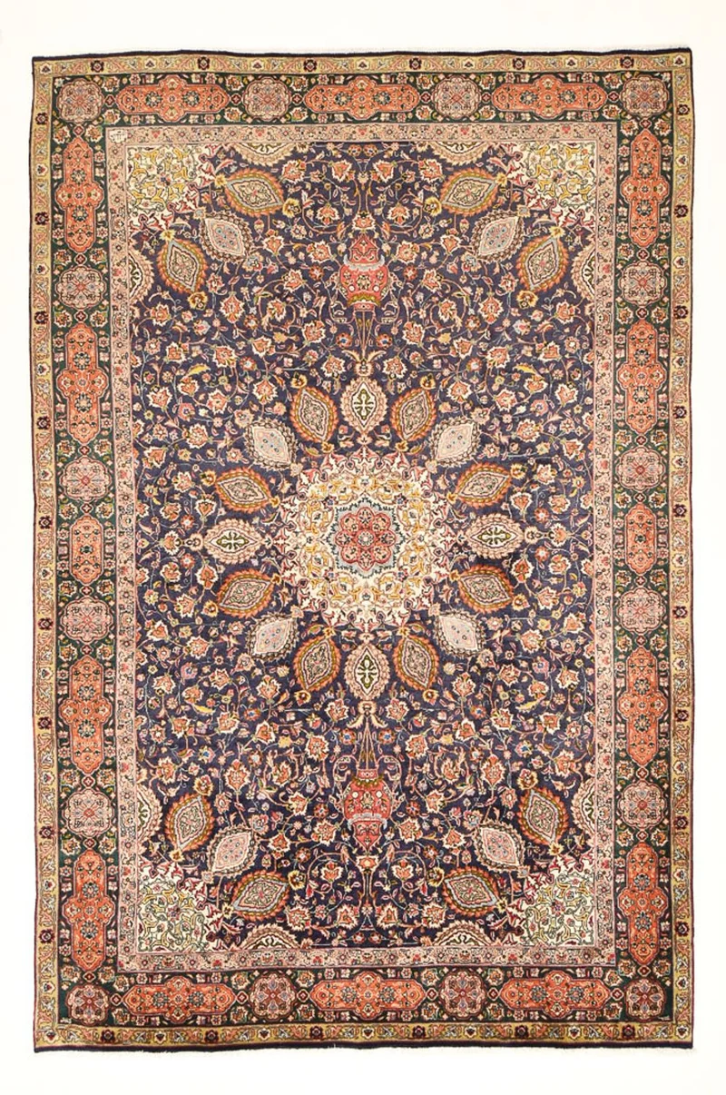 Perserteppich - Täbriz - Royal - 196 x 300 cm - rost