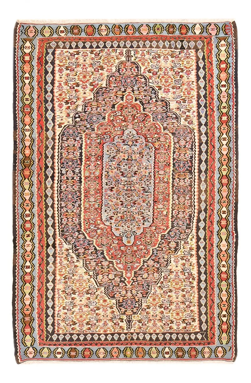 Kelim Teppich - Oriental - 120 x 180 cm - hellbeige