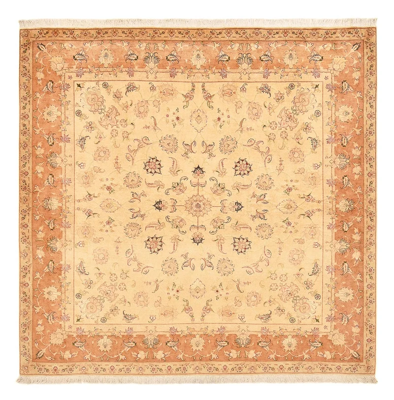 Täbriz - 50 Raj Teppich 202x207cm - Perserteppich