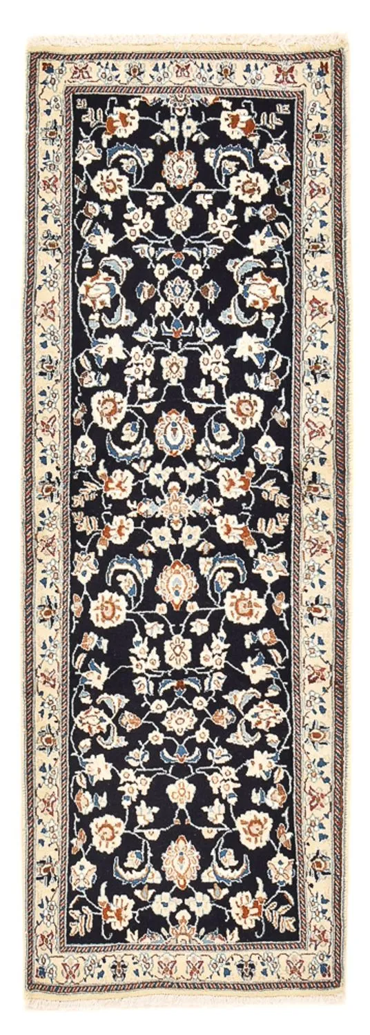 Läufer Perser - Nain - Royal - 68 x 180 cm - dunkelblau