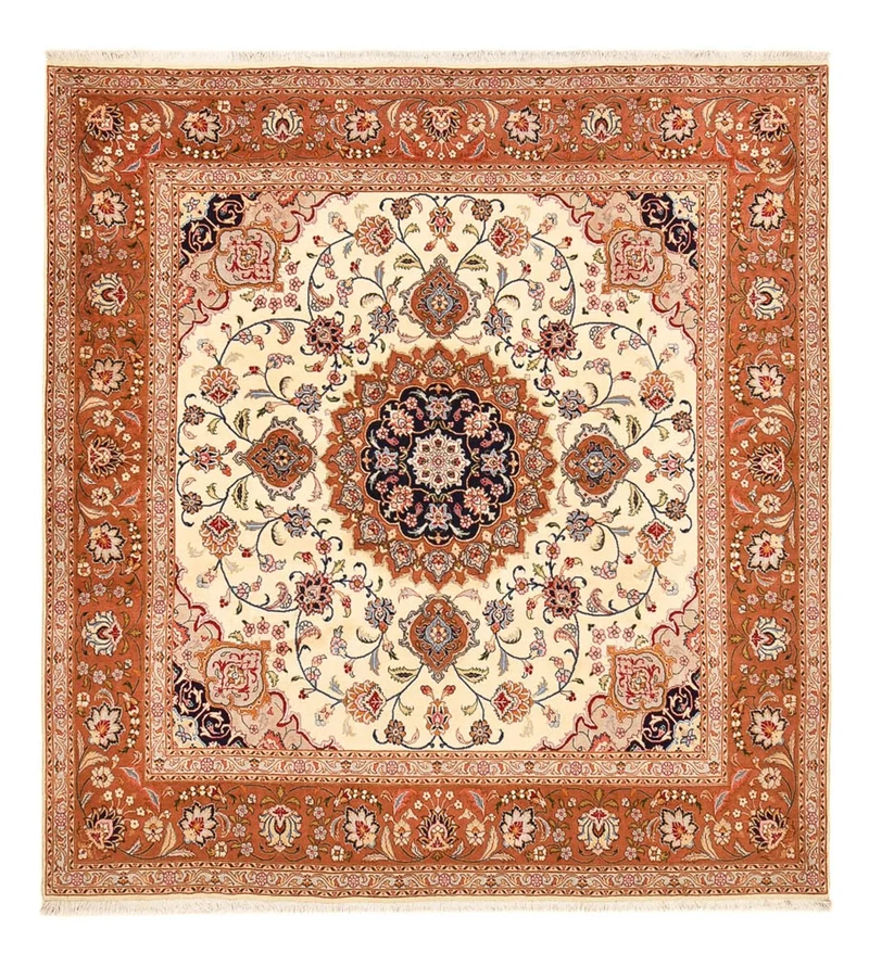 Täbriz - 40 Raj Teppich 250x275cm - Perserteppich