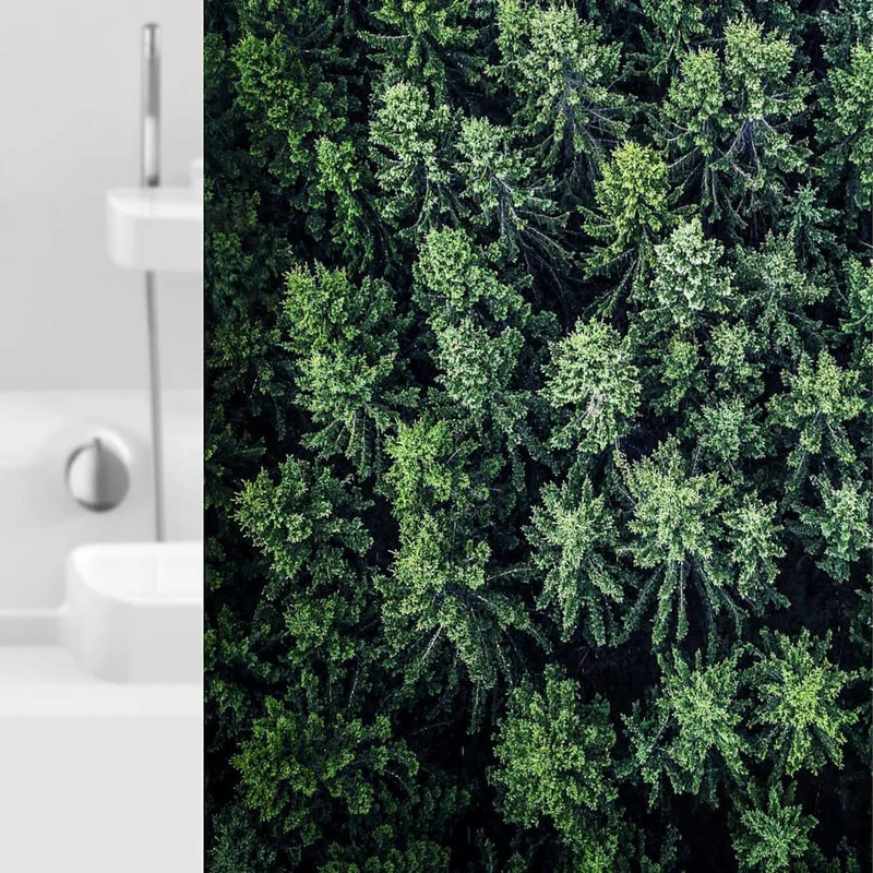Textil Duschvorhang Forrest