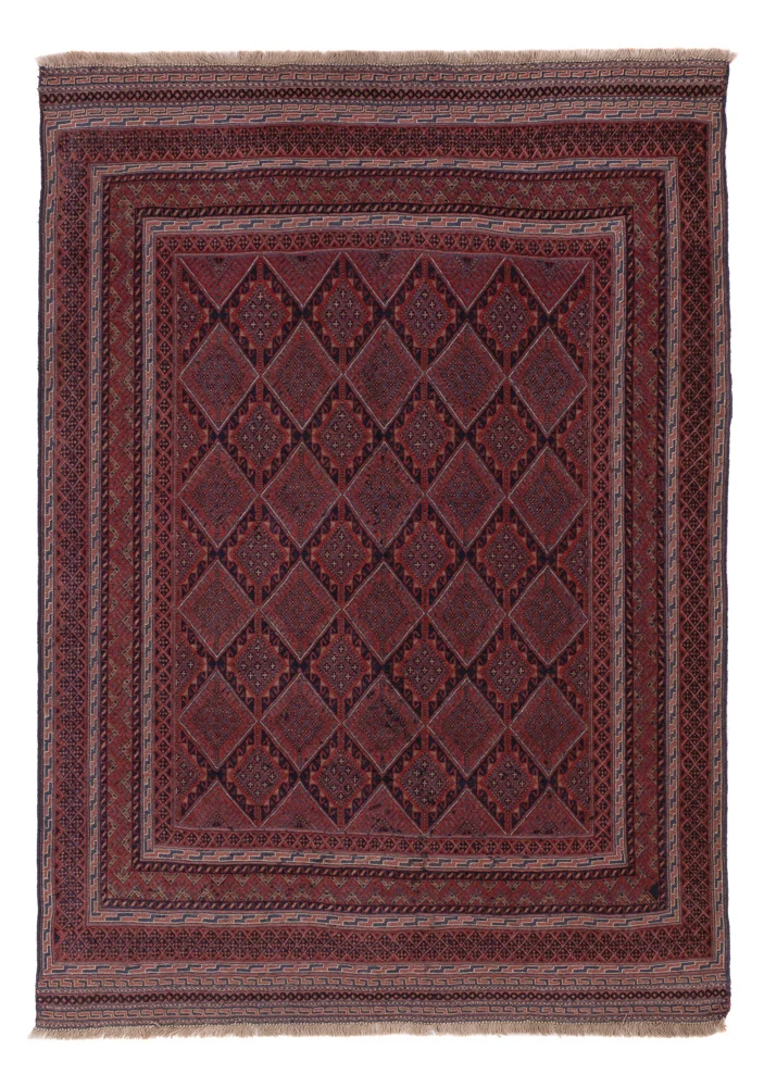 Kelim Afghan Teppich 139x200cm