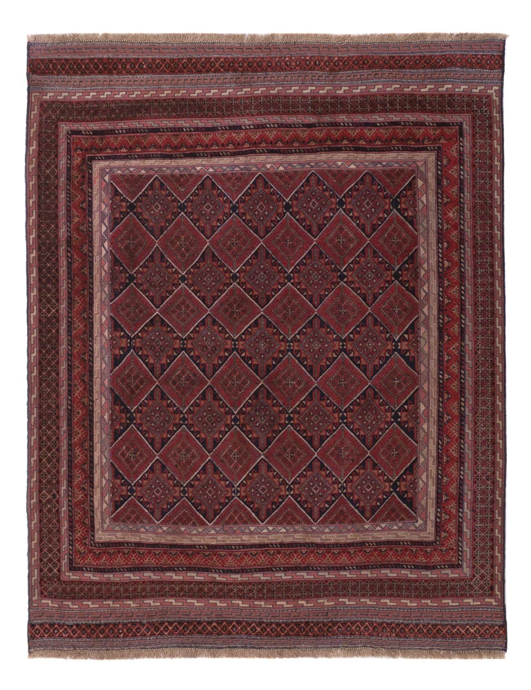 Kelim Afghan Teppich 144x186cm