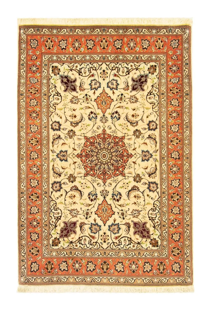 Täbriz - 50 Raj Teppich 102x151cm - Perserteppich