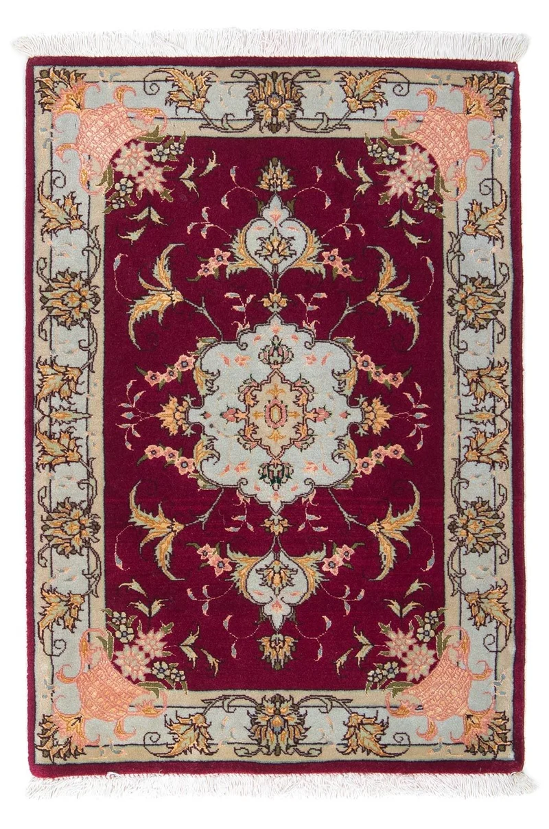 Täbriz - 50 Raj Teppich 60x90cm - Perserteppich