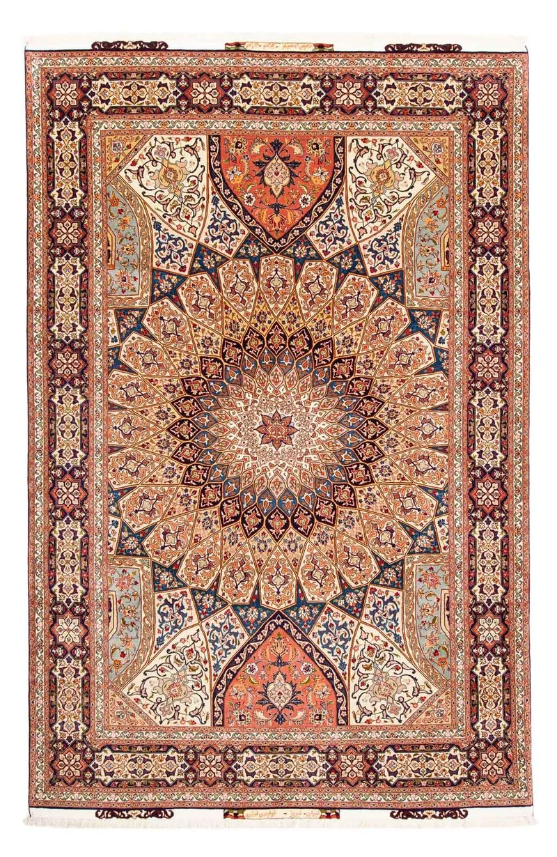 Täbriz - 50 Raj Teppich 200x301cm - Perserteppich