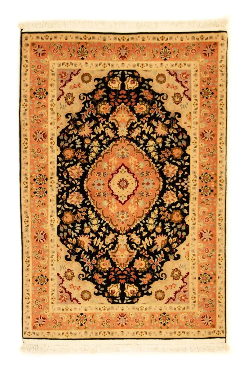 Täbriz - 50 Raj Teppich 103x155cm - Perserteppich