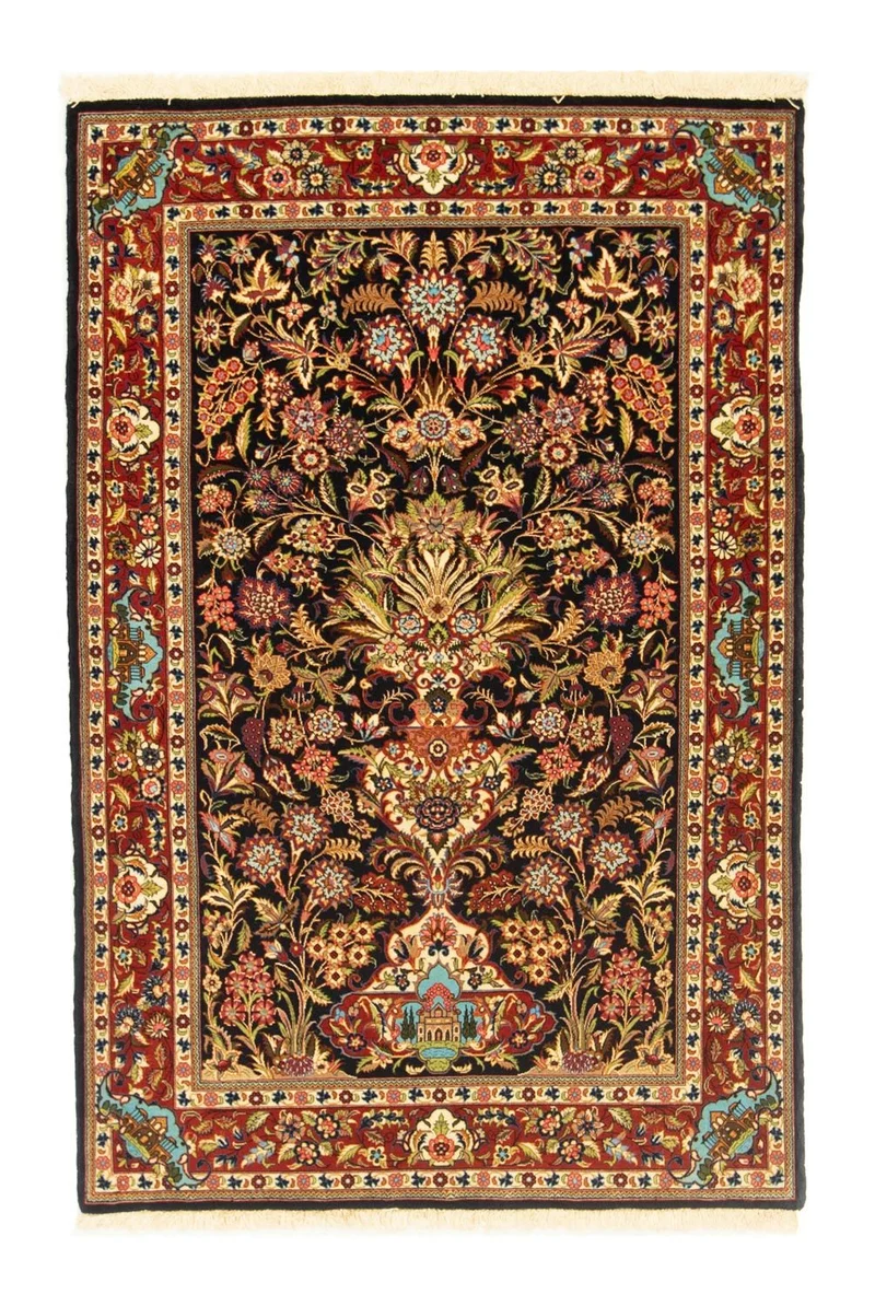 Ghom Teppich 102x156cm - Perserteppich