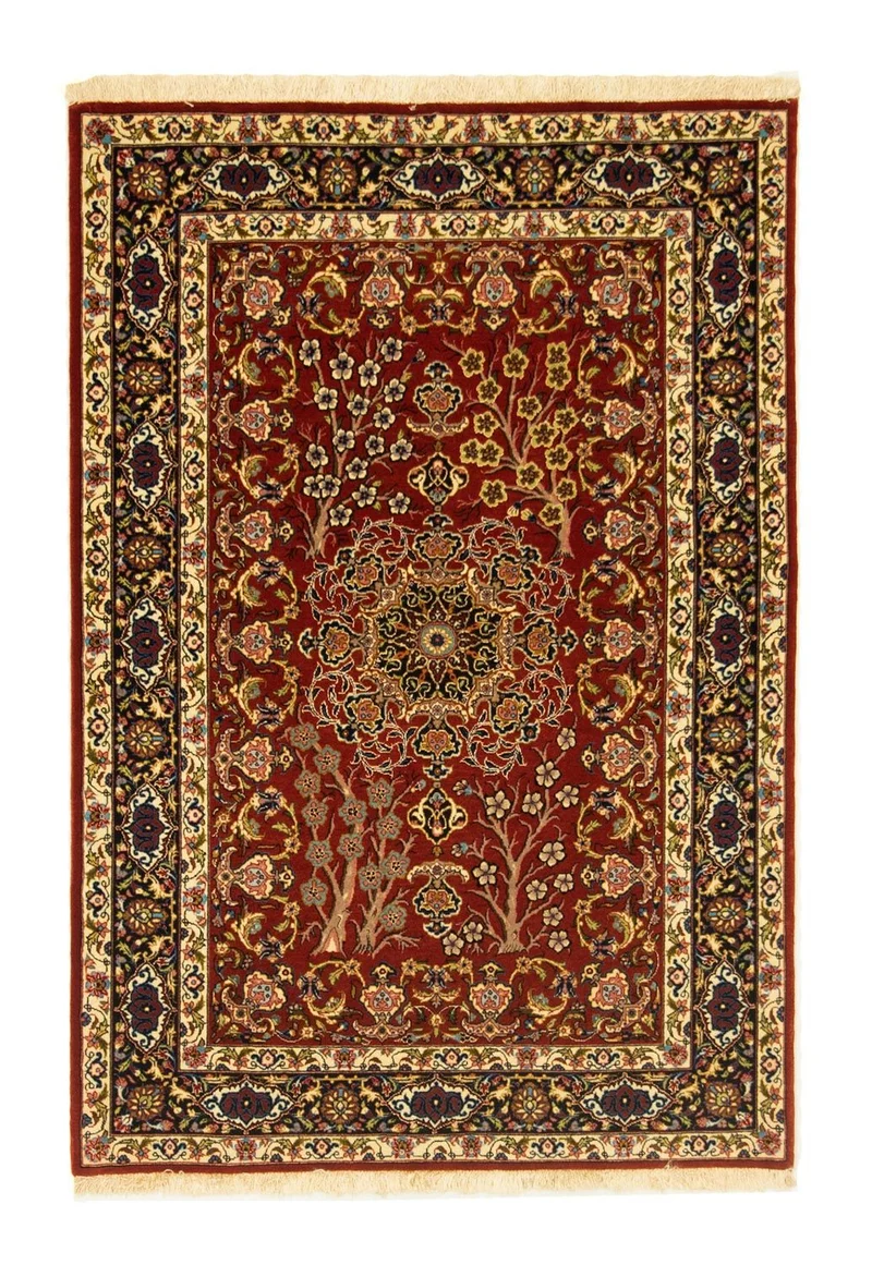 Ghom Teppich 102x148cm - Perserteppich