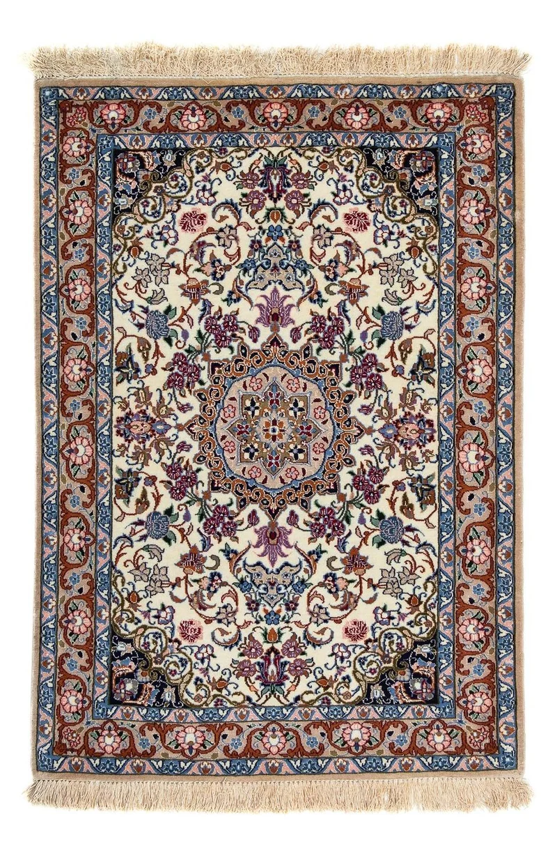 Perserteppich - Isfahan - Premium 70 x 102 cm - beige