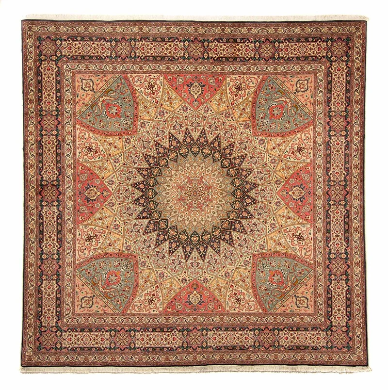 Täbriz - 50 Raj Teppich 250x253cm - Perserteppich