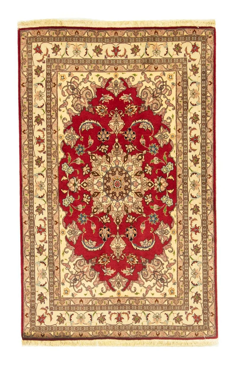 Täbriz - 50 Raj Teppich 103x154cm - Perserteppich