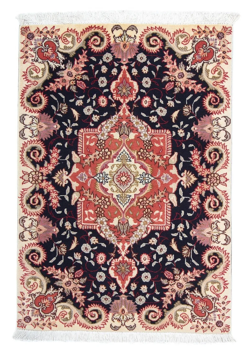 Täbriz - 50 Raj Teppich 61x92cm - Perserteppich