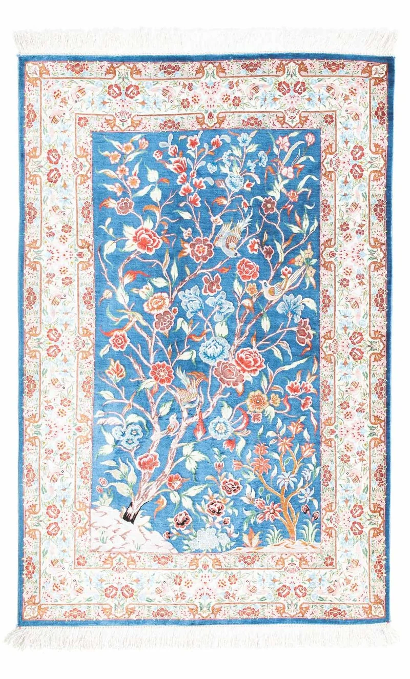 Ghom Teppich 77x121cm - Perserteppich