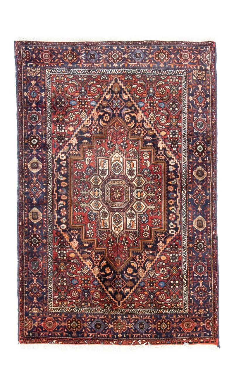 Perserteppich - Nomadic 100 x 145 cm - blau