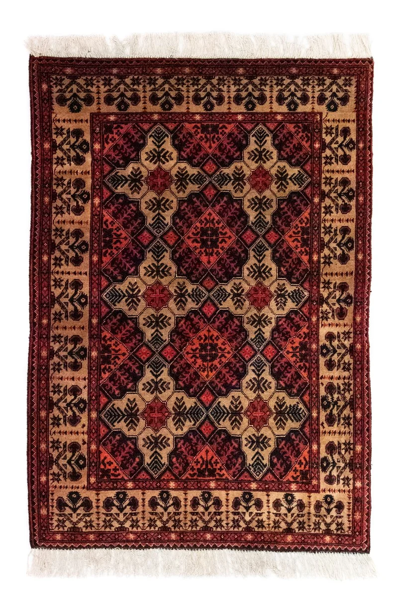 Afghan Teppich 98x144cm - Orientteppich