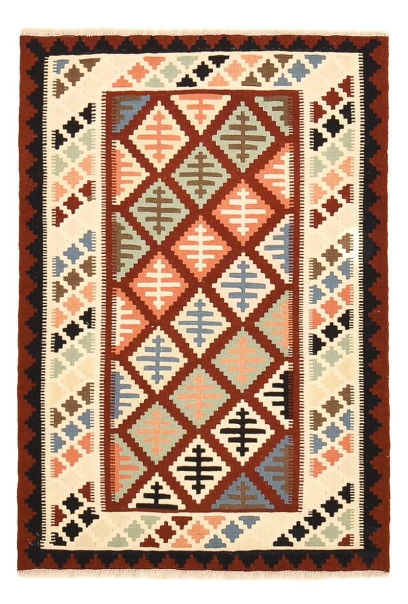 Kelim Fars Teppich 100x143cm